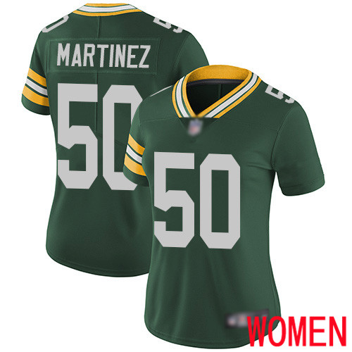 Green Bay Packers Limited Green Women #50 Martinez Blake Home Jersey Nike NFL Vapor Untouchable->green bay packers->NFL Jersey